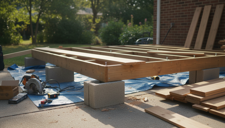 découvrez notre guide étape par étape pour installer une terrasse en bois sur parpaings, alliant simplicité et solidité pour votre extérieur.