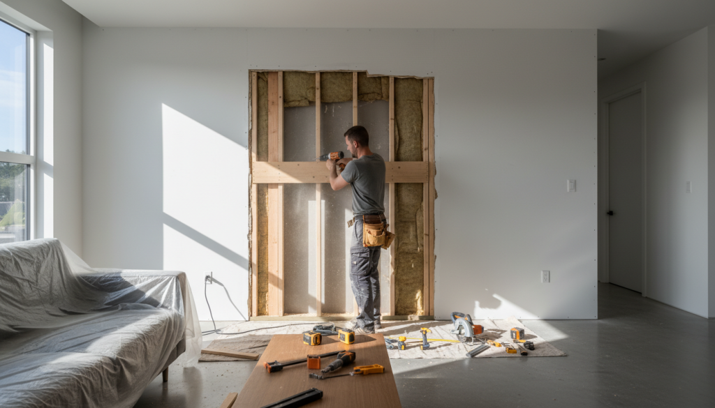 Renforcer un placo installé : astuces pour une cloison solide