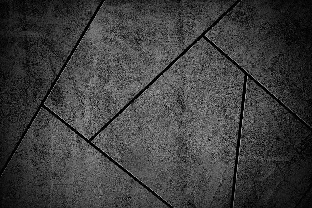 du carrelage noir