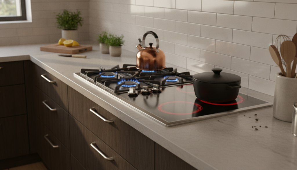 découvrez notre guide complet pour choisir entre une cuisine au gaz ou à l'électricité, et trouvez l'énergie idéale adaptée à vos besoins culinaires et économiques.