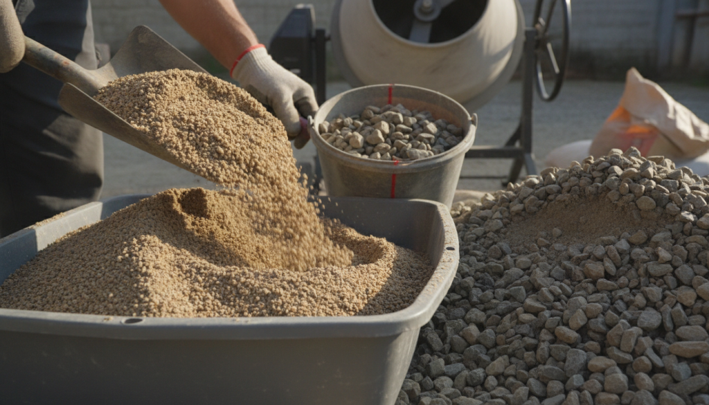 découvrez comment réaliser un dosage béton à 350 kg en suivant notre guide pratique pour un mélange parfait de sable et gravier, garantissant solidité et durabilité pour vos constructions.